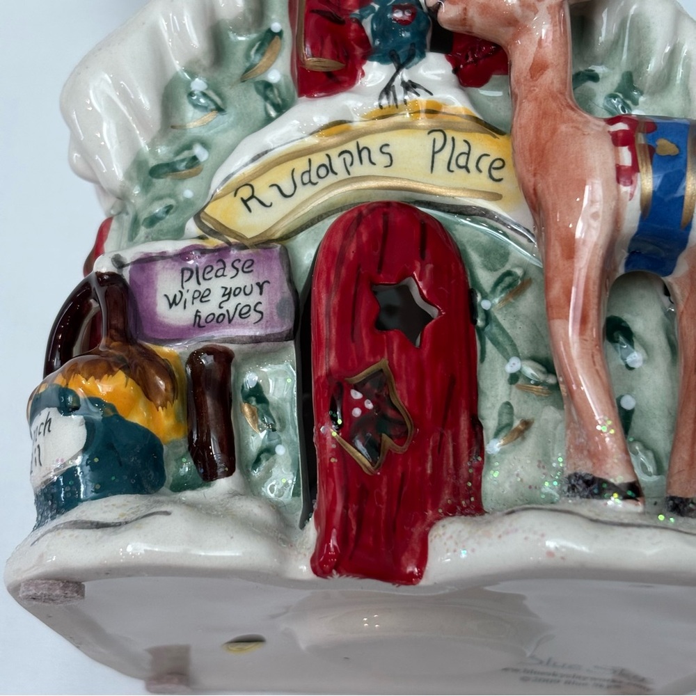 Blue Sky Clayworks Rudolph’s Place Tealight Holder - Picture 7 of 11